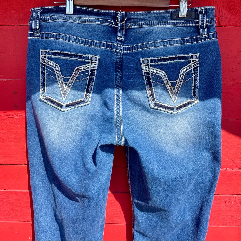 Vigoss slim bootcut embroidered jeans - Picture 8 of 12
